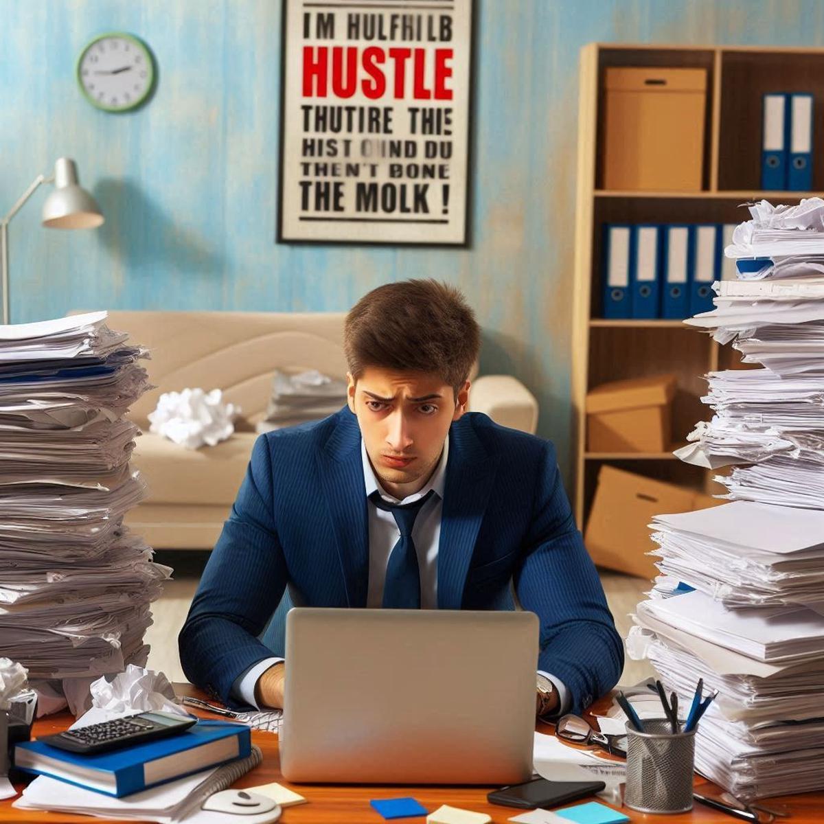 Ilustrasi Hustle Culture