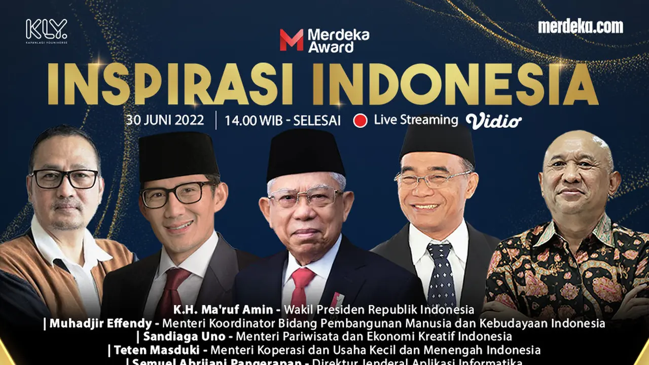 Puncak penghargaan Merdeka Awards 2022 segera hadir, Intip info selengkapnya di sini.