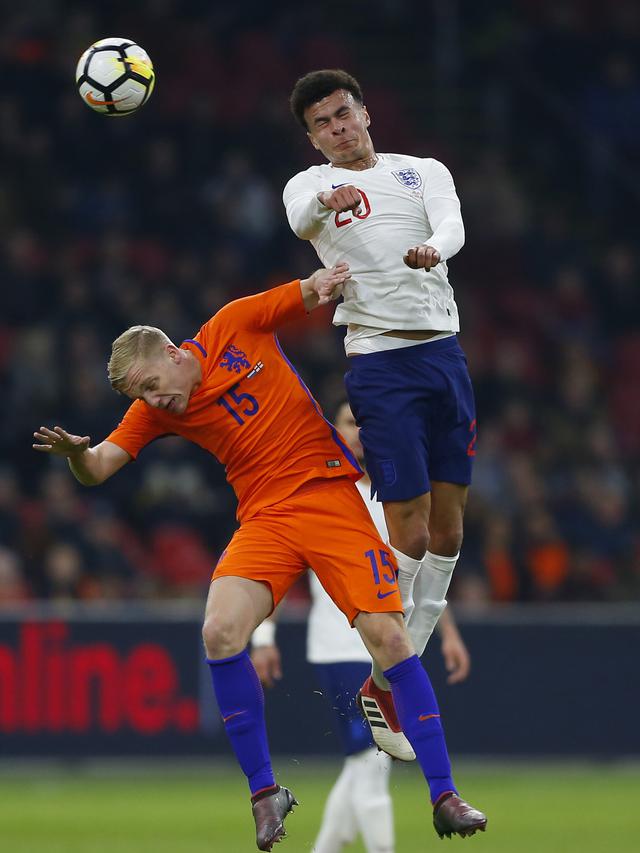 Belanda, Inggris, Lga Uji Coba