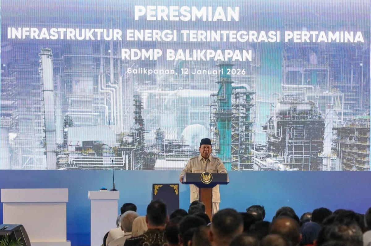 FOTO: Kilang Terbesar di Indonesia Resmi Beroperasi di Balikpapan