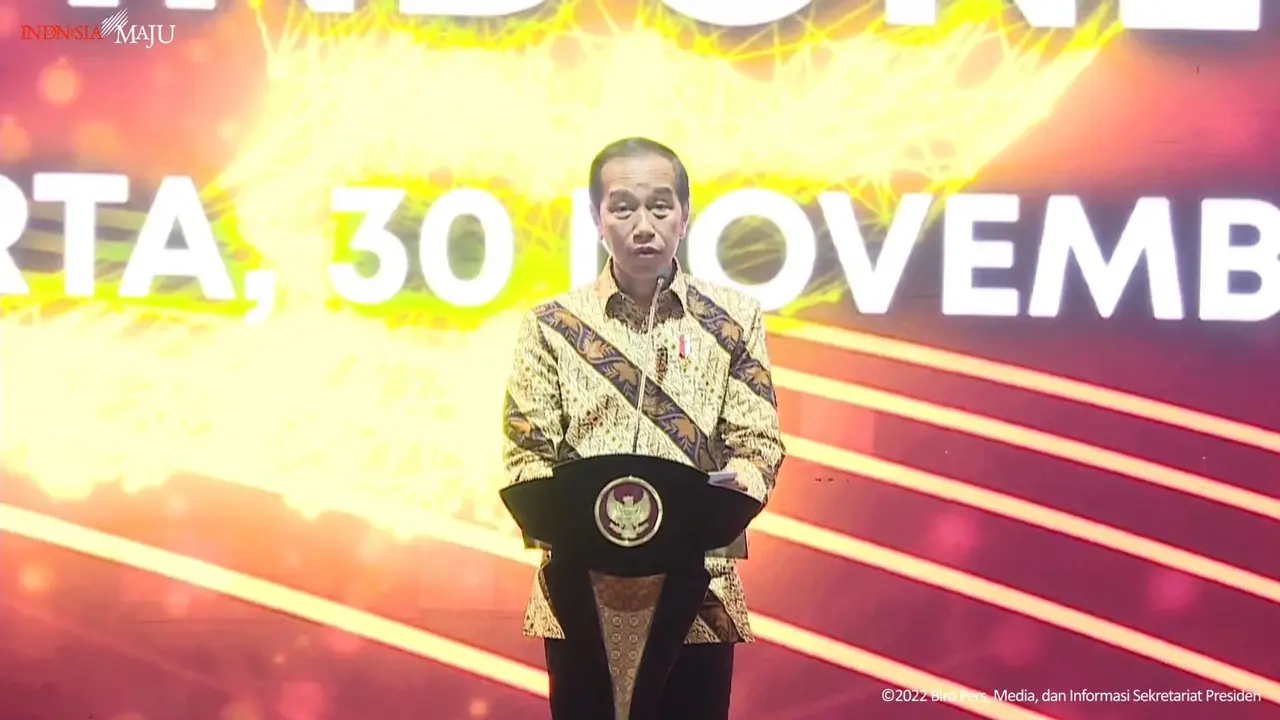 Presiden Jokowi menyebut rambut para pemimpin negara G20 kini tambah putih karena pusing memikirkan kondisi ekonomi dunia.