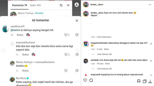 Teuku Ryan Bantah Isu Akan Bercerai dengan Ria Ricis: Gak Ada yang Mau Pisah. (instagram.com/lambe_danu)