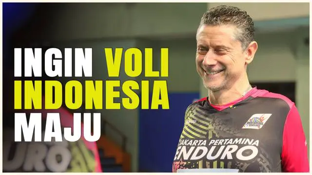 Berita video tentang misi dari pelatih baru Jakarta Pertamina Enduro, Bulent Karslioglu untuk kemajuan dunia bola voli Indonesia.