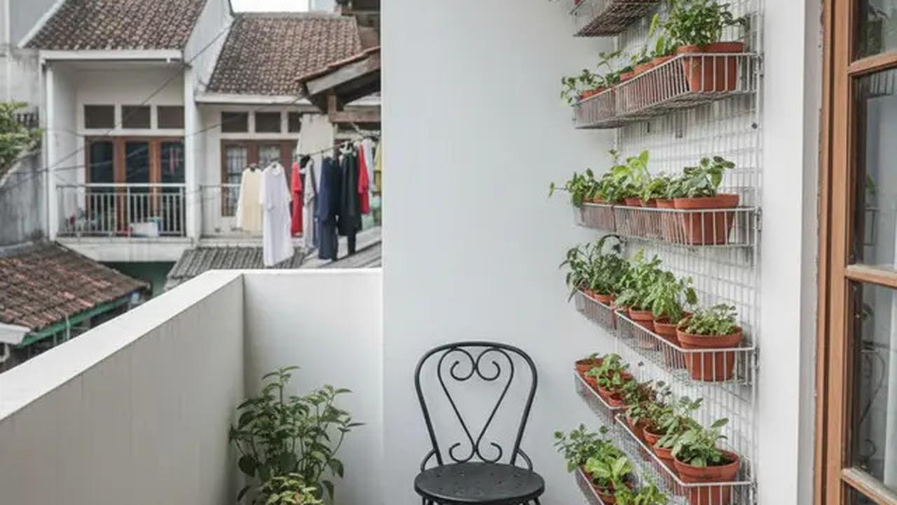 10 Ide Balkon Rumah Mungil di Lahan Terbatas yang Fungsional, Bikin Betah Nongkrong