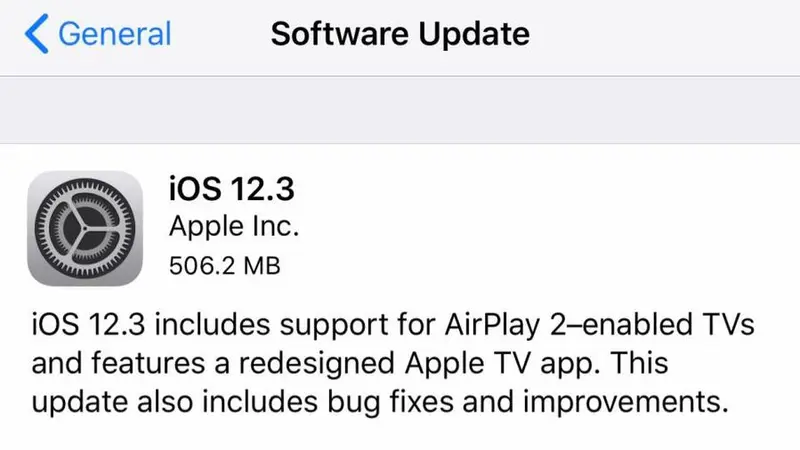 iOS 12.3