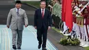 Dengan kerja sama kedua negara yang terus berkembang secara dinamis di berbagai sektor. Kunjungan ini diharapkan dapat semakin mempererat kemitraan strategis komprehensif antara Indonesia dan China. (YASUYOSHI CHIBA/AFP)