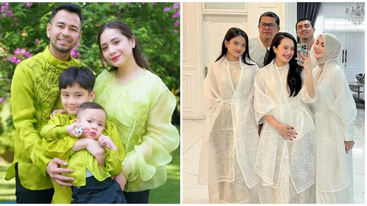 Potret 6 Keluarga Artis Pakai Baju Senada di Hari Raya Idul Adha, Makin Kompak
