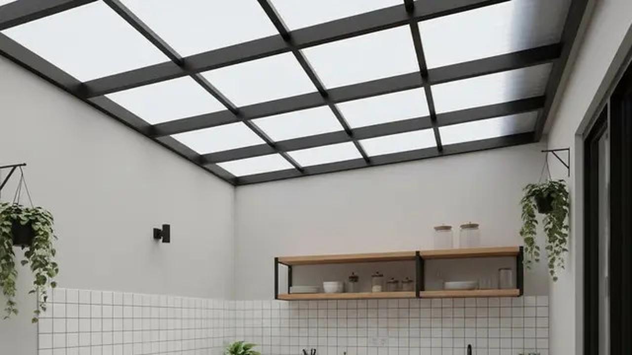 12 Inspirasi Dapur Outdoor Lahan Sempit dengan Meja Cor Minimalis Tren 2025