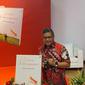 Sekjen PDIP Hasto Kristiyanto dalam peluncuran bukum miliknya berjudul Suara Kebangsaan (Foto: Radityo Priyasmoro/Liputan6.com)
