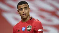 4. Mason Greenwood (Manchester United) -  Mason Greenwood tampil mengangumkan bersama Machester United pada musim 2019/2020. Pemain berusia 19 tahun ini memiliki talenta luar biasa. (AFP/Peter Powell/pool)