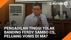 Pengadilan Tinggi (PT) DKI Jakarta telah menggelar sidang putusan banding terhadap terdakwa Ferdy Sambo, Rabu 12 April 2023. Dalam putusannya, sidang yang diketuai Hakim Singgih Budi Prakoso dan beranggotakan empat orang ini menolak banding mantan Ka...