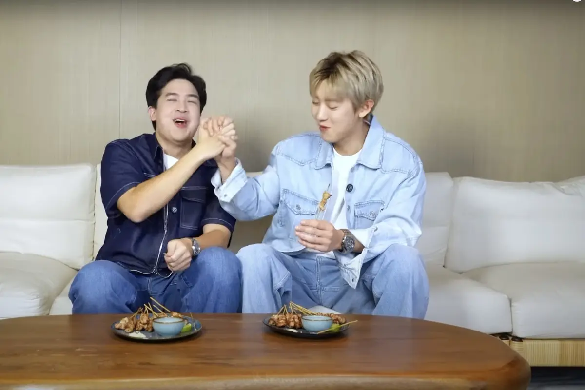 Jerome Polin dan Chanyeol EXO berkolaborasi bermain ular tangga