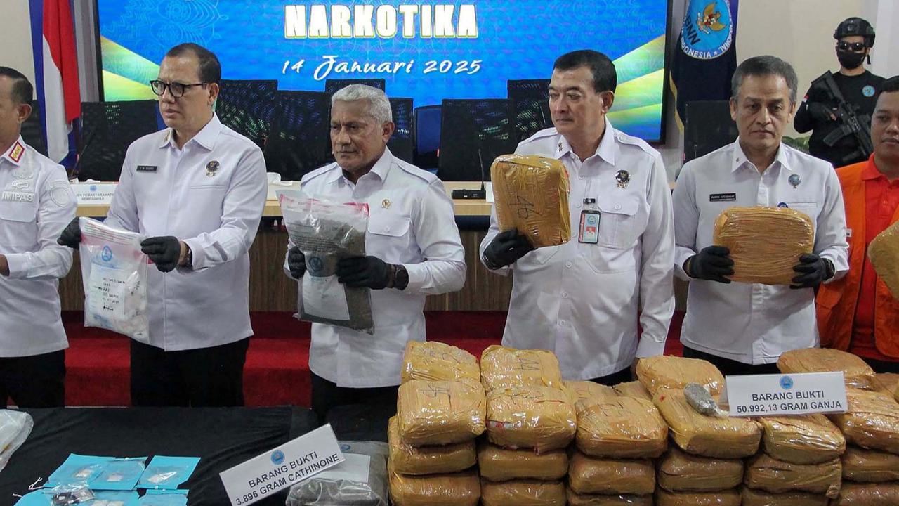FOTO: Tim Gabungan BNN, Ditjen Bea Cukai, dan Kementerian Imipas Amankan 60,19 Kg Narkoba dari 11 Kasus