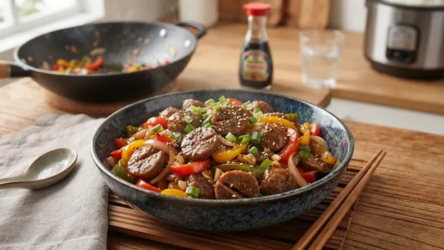 Resep Tumis Bakso Sapi Saus Teriyaki