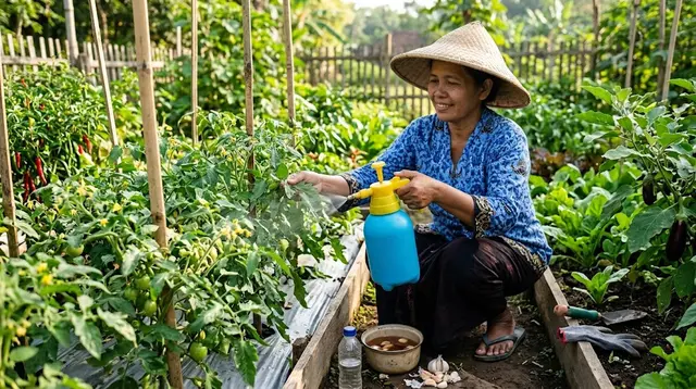 Cara Mengusir Hama Tanaman dengan Air Rebusan Bawang Putih, Solusi Alami yang Efektif