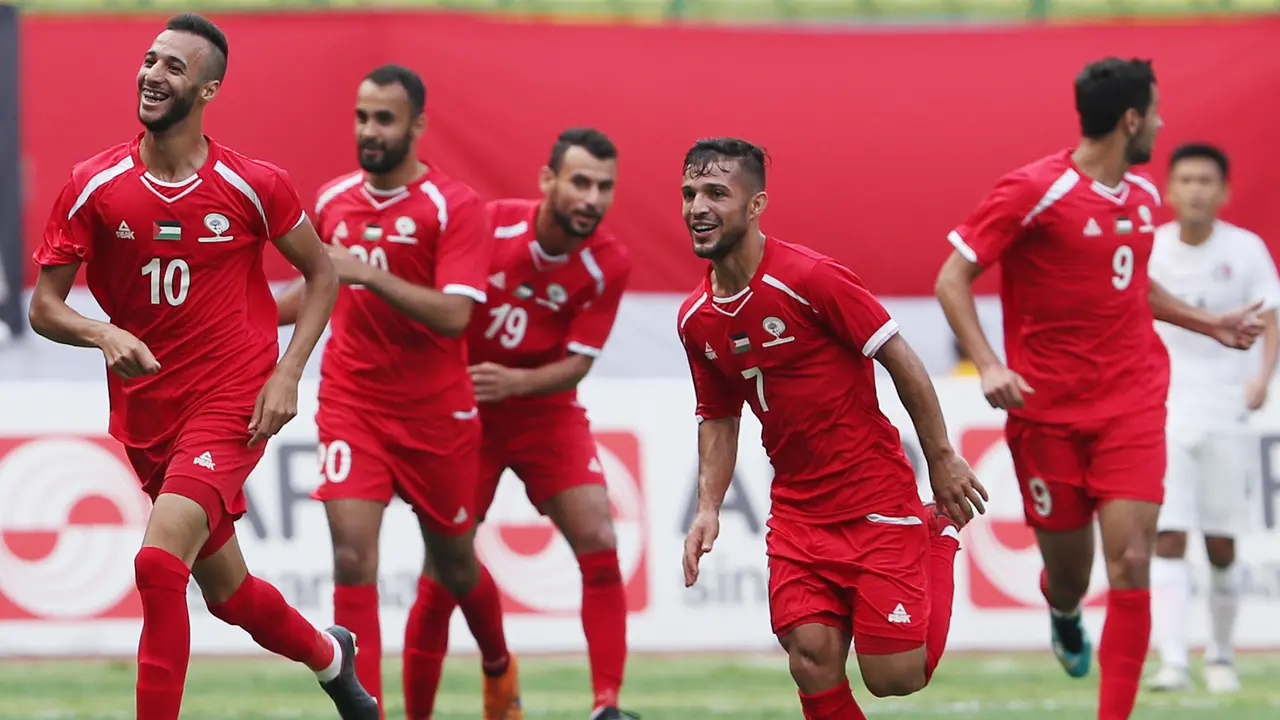 Sepak Bola : Palestina Vs Hongkong