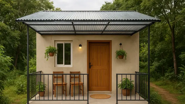 7 Inspirasi Rumah Kecil dengan Teras Mini, Cocok untuk Hunian di Kampung yang Asri