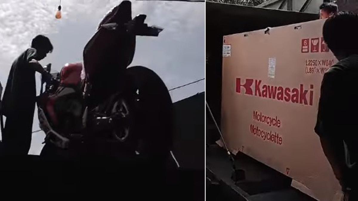 Kawasaki Posting Video Ninja Diturunkan dari Truk, Motor Baru Lagi
