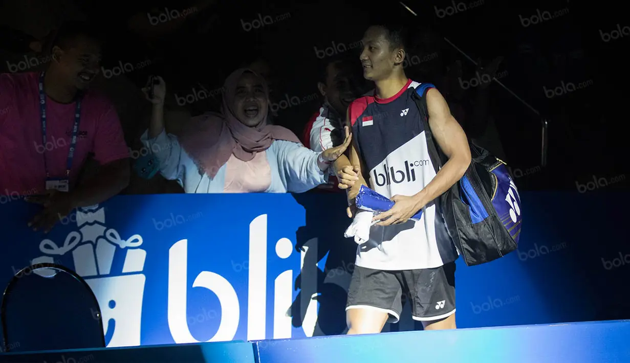 Ihsan Maulana Mustofa merupakan satu-satunya wakil Indonesia yang berhasil tampil pada semifinal BCA Indonesia Open 2016. (Bola.com/Vitalis Yogi Trisna)