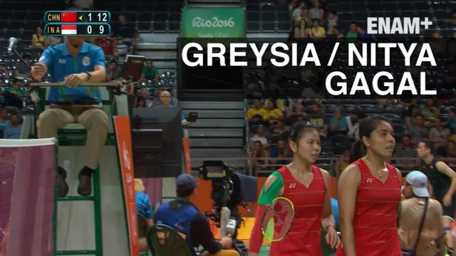 Ganda putri terbaik Indonesia, Greysia Polii / Nitya Maheswari gagal menembus semifinal Olimpiade 2016