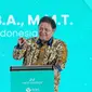 Menko Bidang Perekonomian Airlangga Hartarto&nbsp; pada acara &ldquo;Groundbreaking HPAL Neo Energy&rdquo; di Kawasan Neo Energy Morowali Industrial Estate (NEMIE). (Foto:&nbsp;Kemenko Bidang Perekonomian)