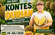 Kontes Durian Lokal Babel Digelar, Dorong Potensi Unggulan ke Pasar Nasional