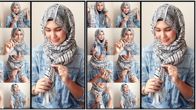 Hijab Tutorial Hijab Praktis Tanpa Peniti Atau Jarum Beauty