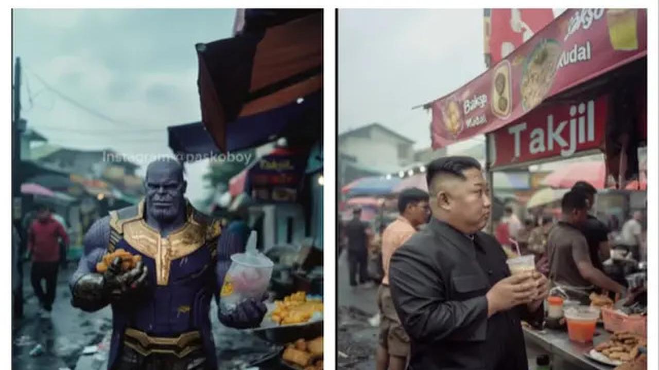 Konten Kreator Paskoboy Bikin Video AI Lionel Messi, Putin, hingga Dr Strange Ikut War Takjil