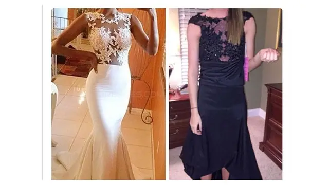 6 Ekspektasi Vs Realita Beli Gaun Online Ini Bikin Elus Dada, Gagal Tampil Cantik