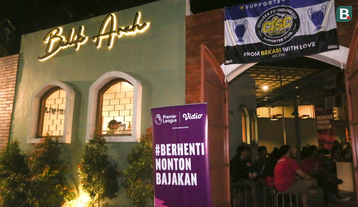 Hadir sekitar 70 orang para suporter The Blues yang tergabung dalam komunitas Chelsea Indonesia Supporters Club (CISC) Indonesia regional Bekasi. (Bola.com/Pradipta Rama Baskara)