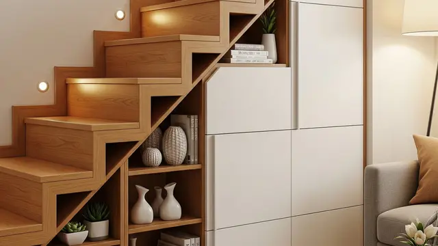 Desain Rumah Mungil Tapi Punya Storage Hidden di Bawah Tangga