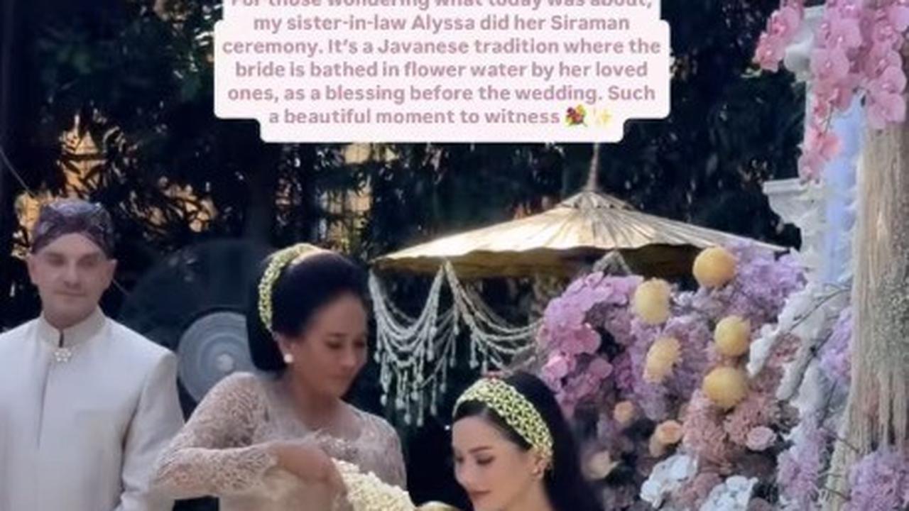 Potret Cantik Menawan Alyssa Daguise di Momen Siraman Jelang Pernikahan, Aura Pengantin Kian Bersinar