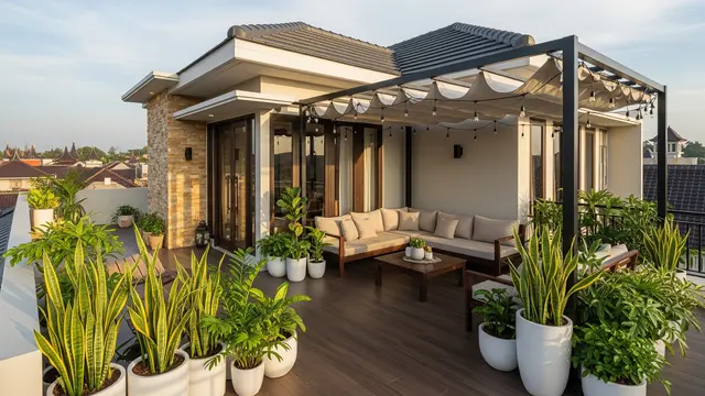 Konsep Rooftop Terrace sebagai Area Rekreasi