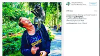 Inilah sosok Instagrammer bernama Taylor Anthony Gleason saat berkunjung ke Bali (Sumber: Instagram).