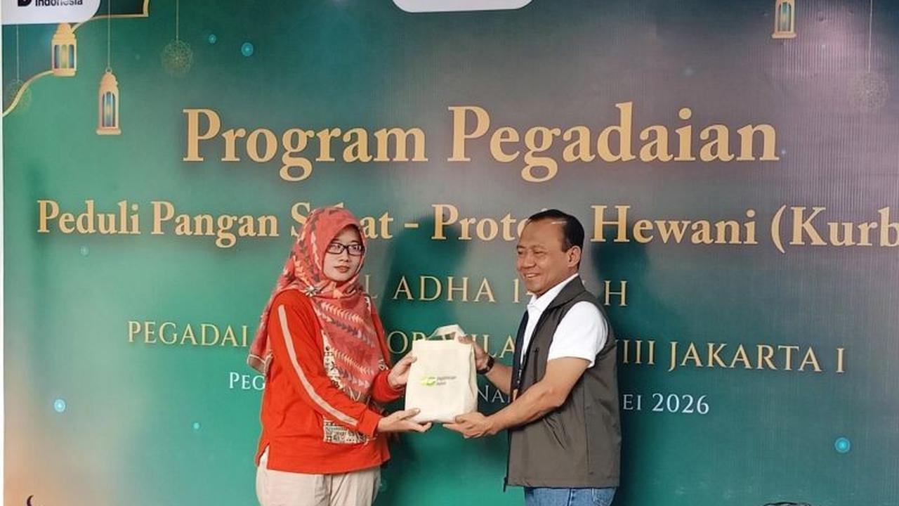 Pegadaian Salurkan 1.800 Paket Daging Kurban, Dukung Pangan Sehat Masyarakat di Idul Adha 1447 H