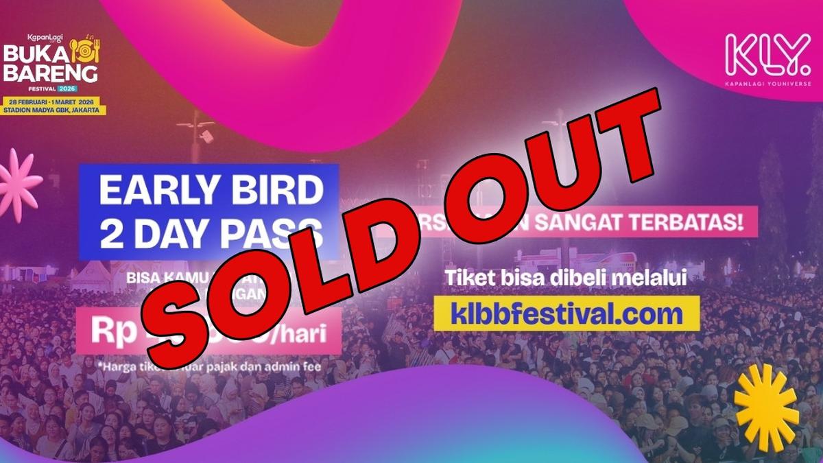 Tiket Early Bird KapanLagi Buka Bareng 2026 Ludes Terjual dalam 1 Jam!