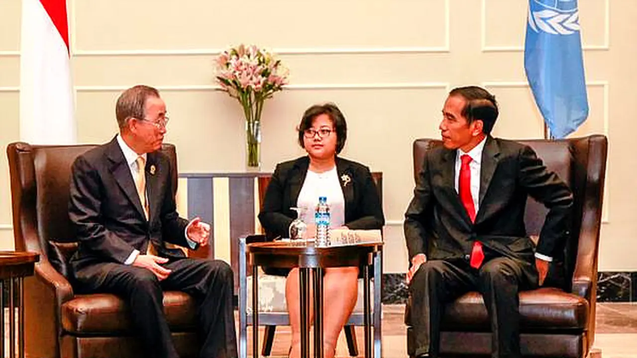 Bertemu Sekjen PBB, Jokowi Bahas Kemerdekaan Palestina dan ISIS