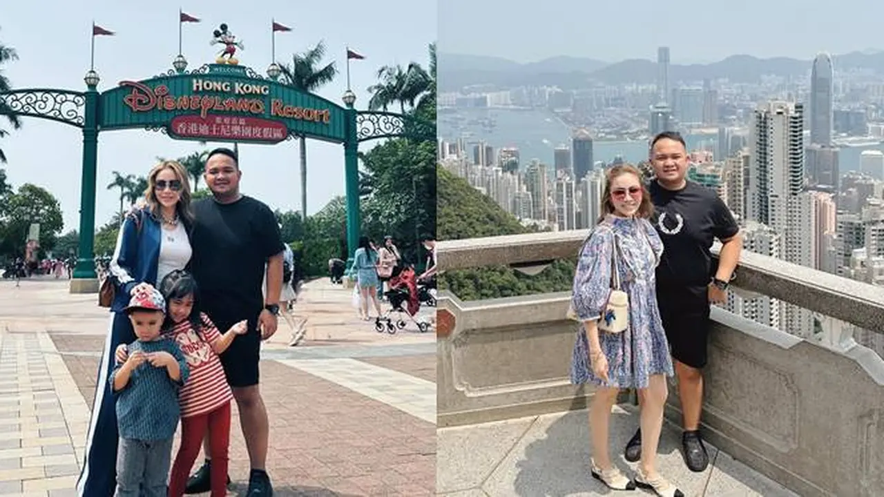 Rayakan Anniversary ke-7, Ini 7 Potret Liburan Momo Geisha di Hong Kong dengan Keluarga