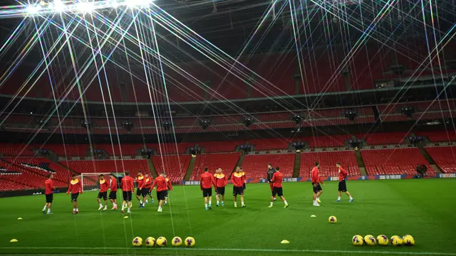Hadapi Inggris, Pemain Montenegro Jajal Stadion Wembley