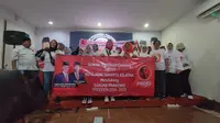 Relawan Projo Ganjar mengklaim mayoritas pendukung Jokowi tidak mendukung Prabowo Subianto di Pilpres 2024. (Liputan6.com/Muhammad Radityo Priyasmoro)