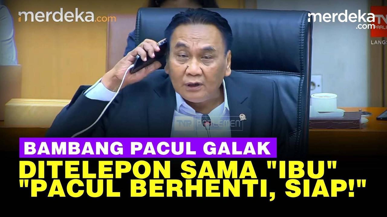 VIDEO: Bambang Pacul Tunggu Perintah 'Ibu' Sahkan RUU Perampasan Aset