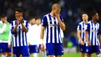 Pemain FC Porto Pepe (tengah) bereaksi pada akhir pertandingan sepak bola Grup B Liga Champions melawan Club Brugge di Stadion Dragao, Porto, Portugal, 13 September 202. Brugge berhasil mengalahkan Porto dengan skor 4-0. (AP Photo/Luis Vieira)