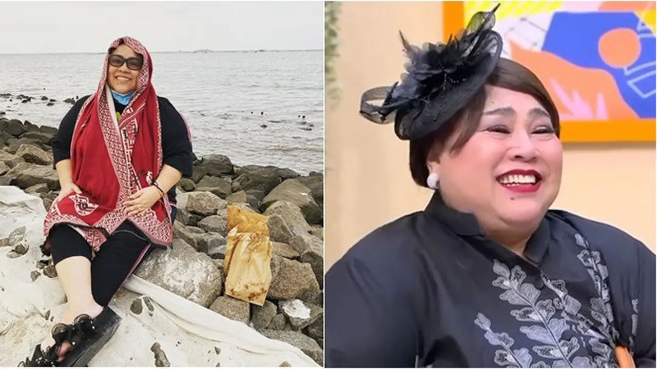 Rambut Mulai Rontok Pasca Kemoterapi, Ini 6 Potret Nunung Pakai Turban dan Wig