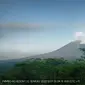 Awan Putih Kecoklatan masih nampa di Gunung Semeru berdasarkan hasil pengamatan secara visual dari Pos Pantau Gunung Api Semeru (Istimewa)