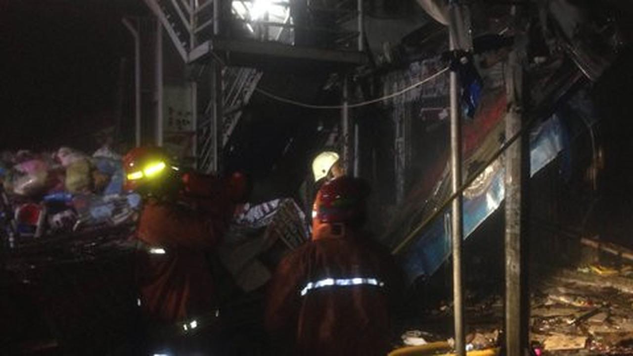 Kebakaran di Pasar Gembrong berawal dari toko mainan