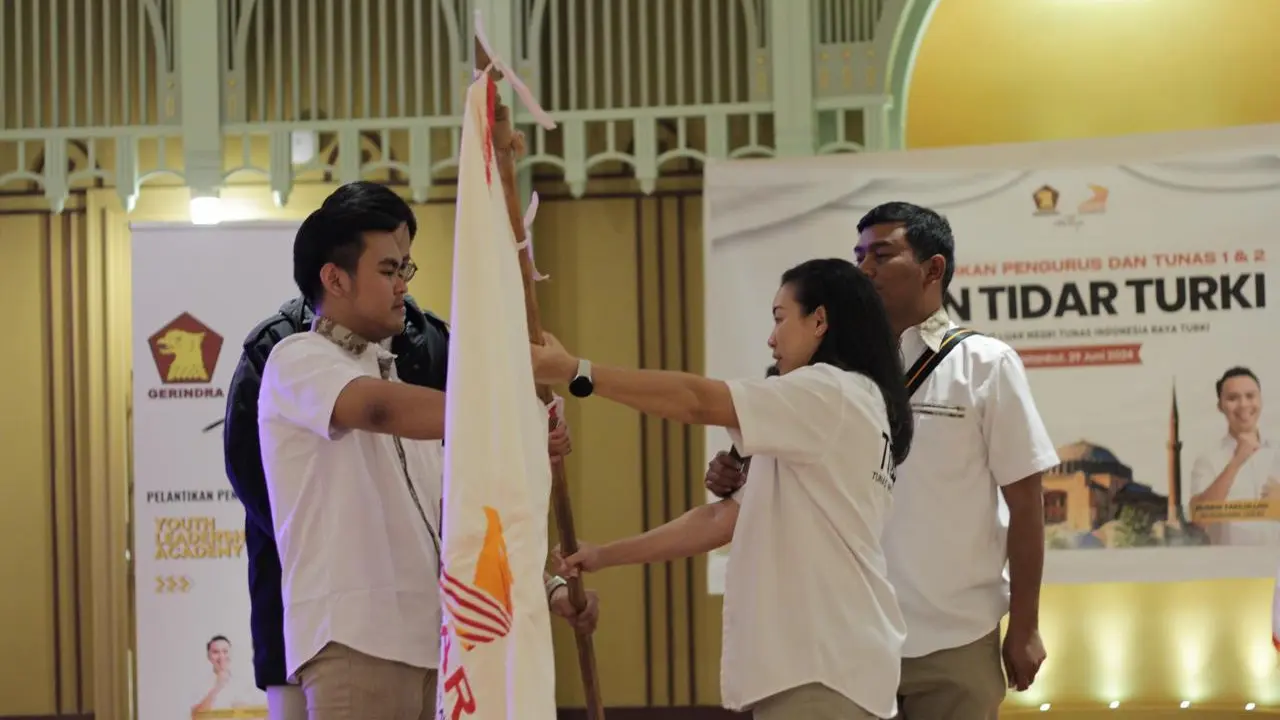 Ketua Umum Tunas Indonesia Raya, Rahayu Saraswati Djojohadikusumo, melantik Raga Awandayu Prakasa sebagai Ketua Pengurus Luar Negeri Tidar yang pertama untuk negara Turki (Istimewa)