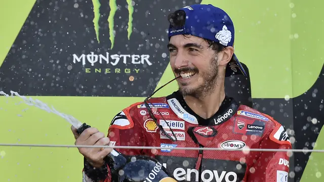 Foto: Francesco Bagnaia Rajai MotoGP Inggris 2022 dan Raih Gelar Back to Back di MotoGP Musim Ini
