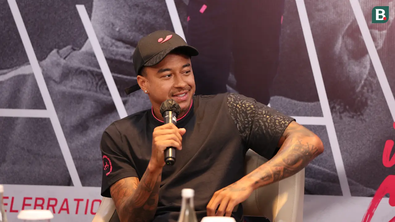 Jesse Lingard berkunjung ke Indonesia.