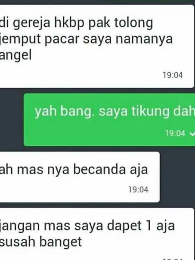 7 Chat Absurd Driver Ojek Online dan Penumpang, Bikin Mesem-Mesem