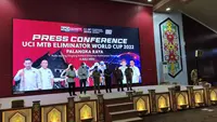 Provinsi Kalimantan Tengah (Kalteng) menjadi tuan rumah Kejuaraan Dunia Balap Sepeda Gunung yang bertajuk UCI MTB Eliminator World Cup 2022. (Istimewa).